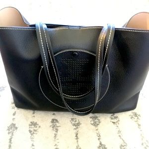 Tory Burch Black leather tote
